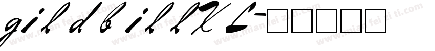 gildbillXL字体转换