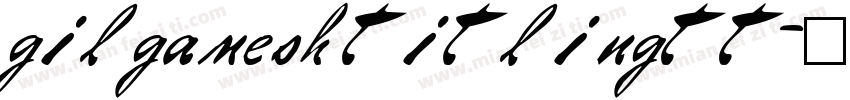 gilgameshtitlingtt字体转换