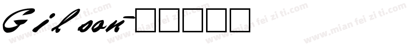 Gilson字体转换