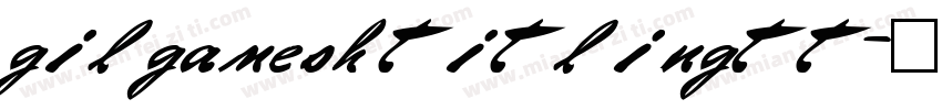 gilgameshtitlingtt字体转换