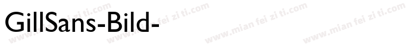 GillSans-Bild字体转换