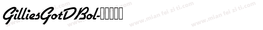 GilliesGotDBol字体转换