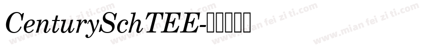 CenturySchTEE字体转换