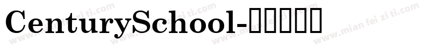 CenturySchool字体转换
