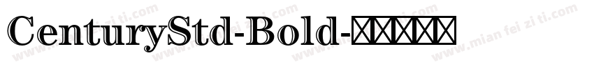 CenturyStd-Bold字体转换