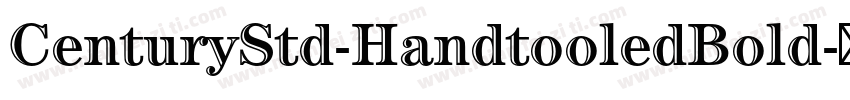 CenturyStd-HandtooledBold字体转换