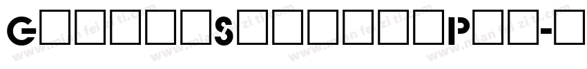 GlaserStencilPro字体转换