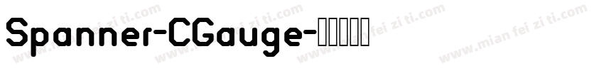 Spanner-CGauge字体转换