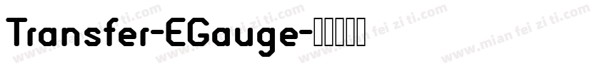 Transfer-EGauge字体转换