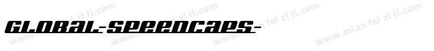 Global-SpeedCaps字体转换