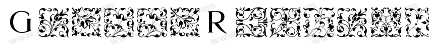 GlossoRegular字体转换