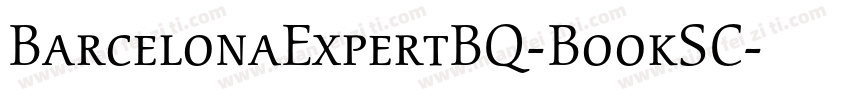 BarcelonaExpertBQ-BookSC字体转换