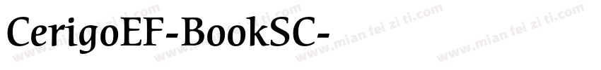 CerigoEF-BookSC字体转换