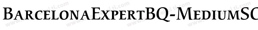 BarcelonaExpertBQ-MediumSC字体转换