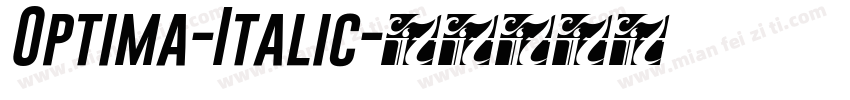 0ptima-Italic字体转换