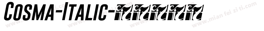 Cosma-Italic字体转换