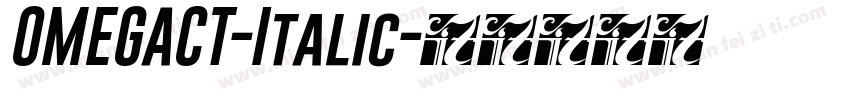 OMEGACT-Italic字体转换