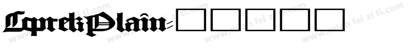 CoptekPlain字体转换