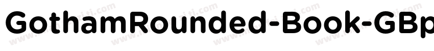 GothamRounded-Book-GBpc-EUC-H字体转换