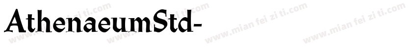 AthenaeumStd字体转换