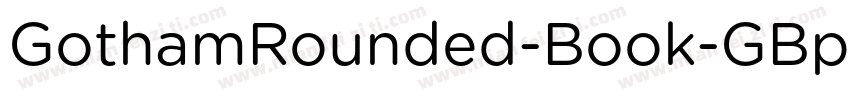 GothamRounded-Book-GBpc-EUC-H字体转换