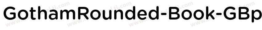 GothamRounded-Book-GBpc-EUC-H字体转换