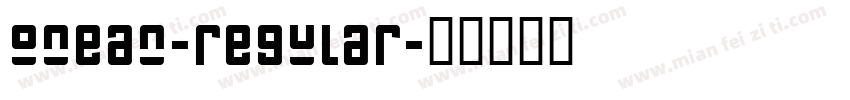 onean-regular字体转换