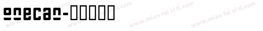 onecan字体转换