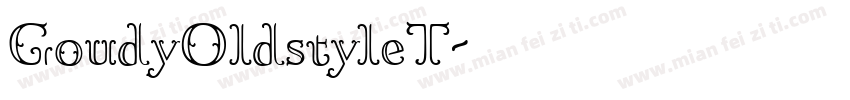 GoudyOldstyleT字体转换