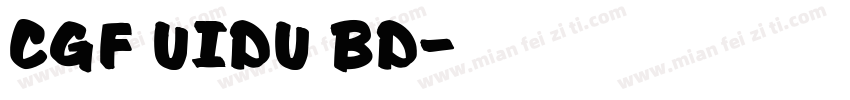 CgFluidumBd字体转换