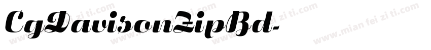 CgDavisonZipBd字体转换