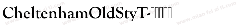 CheltenhamOldStyT字体转换
