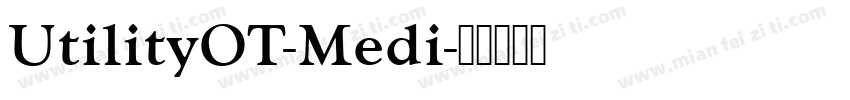 UtilityOT-Medi字体转换