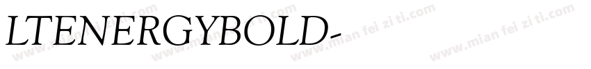 LTENERGYBOLD字体转换