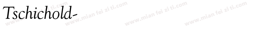 Tschichold字体转换