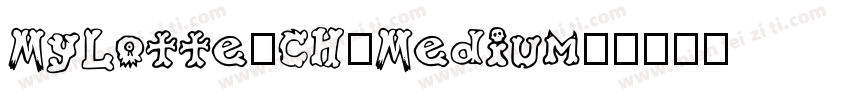 MyLotte_CH_Medium字体转换