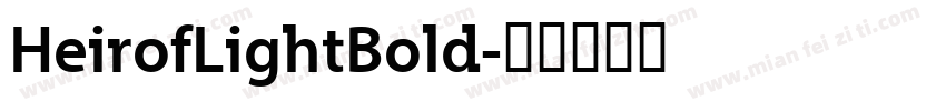 HeirofLightBold字体转换