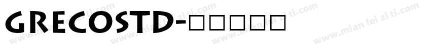 GrecoStd字体转换