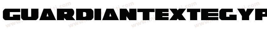 GuardianTextEgyp字体转换