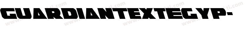 GuardianTextEgyp字体转换