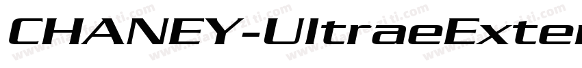 CHANEY-UltraeExtended字体转换