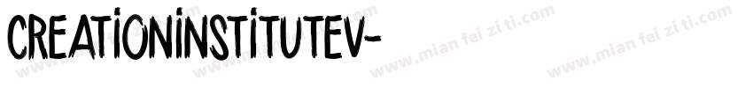 CREATIONINSTITUTEV字体转换