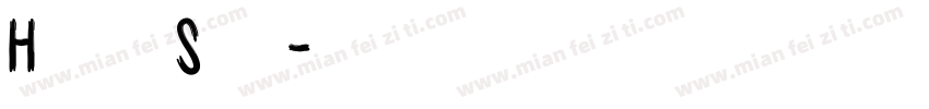 HandbrushScript字体转换