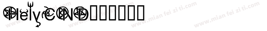 HelvCND字体转换