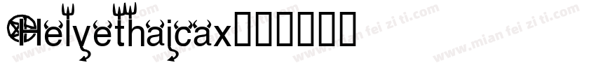 Helvethaicax字体转换