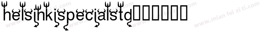 helsinkispecialstd字体转换