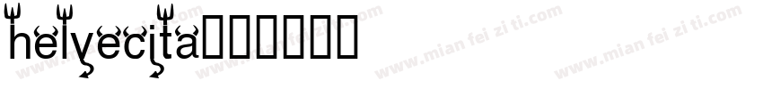 helvecita字体转换