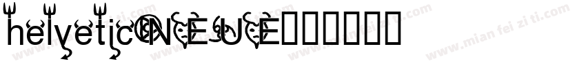 helveticNEUE字体转换