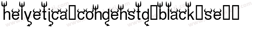 helvetica-condenstd-black-se字体转换