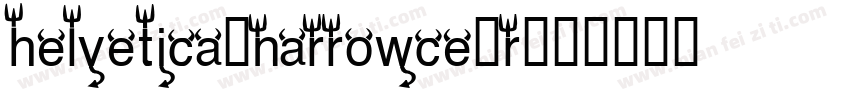 helvetica-narrowce-r字体转换